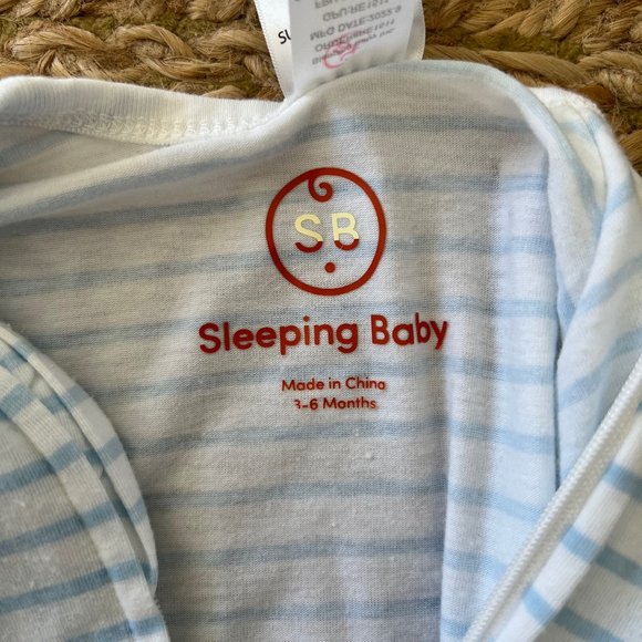 NWOT Sleeping Baby Zipadee Zip Transitional Swaddle Sleepsack Size XS 3-6mo - Picture 2 of 2